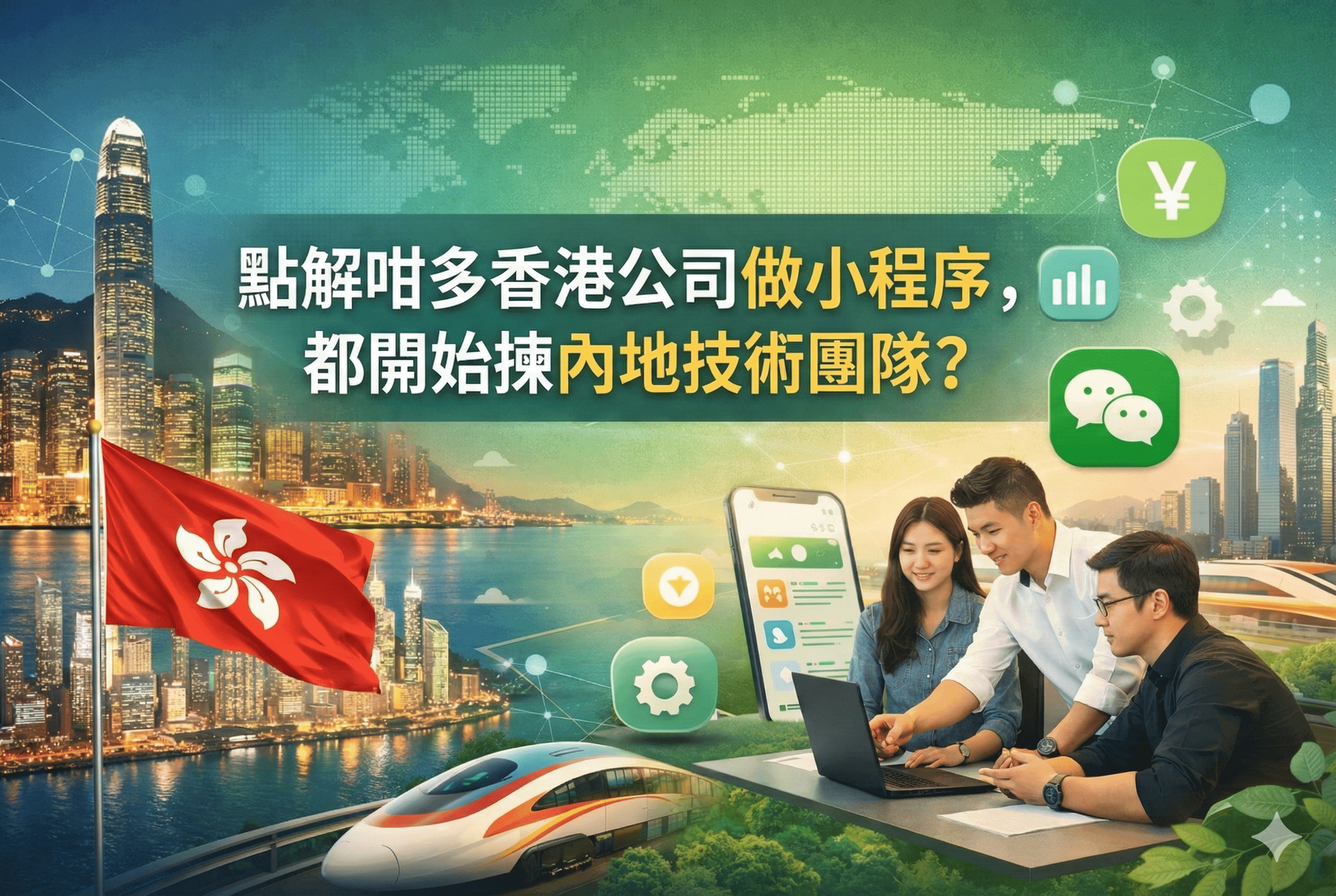 為什麼香港公司做小程序,越來越多選擇內地技術團隊?